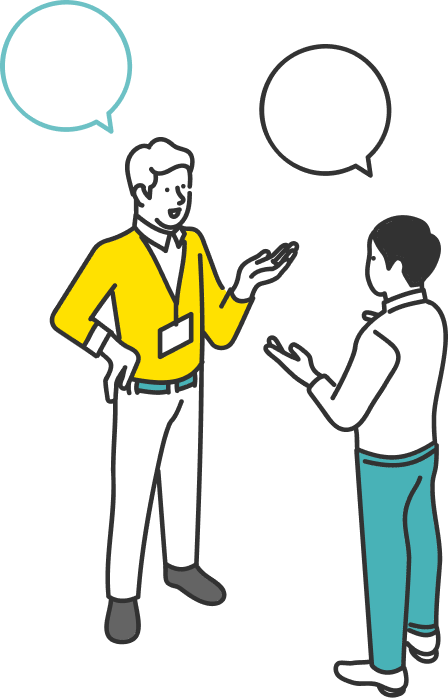 会話中イメージ